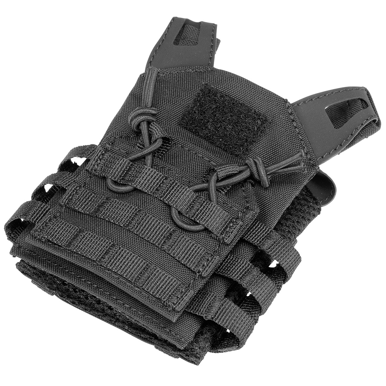 WoSport JPC-Style Mini Plate Carrier / Taktische Modulare Bierweste schwarz Bild 7