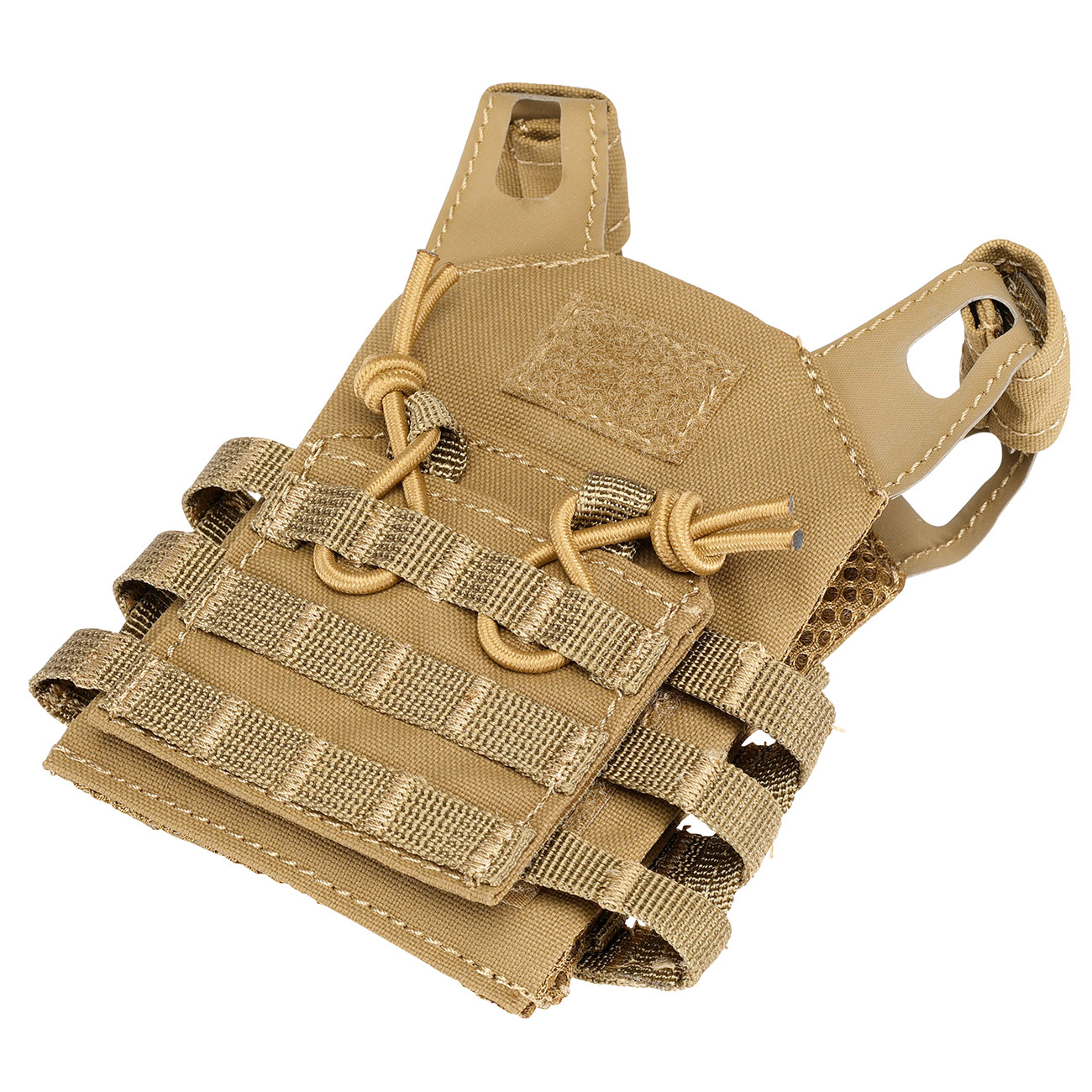 WoSport JPC-Style Mini Plate Carrier / Taktische Modulare Bierweste coyote Bild 7