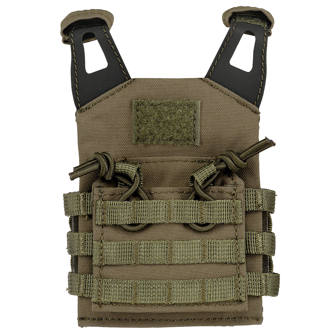 WoSport JPC-Style Mini Plate Carrier / Taktische Modulare Bierweste Ranger Green Bild 4