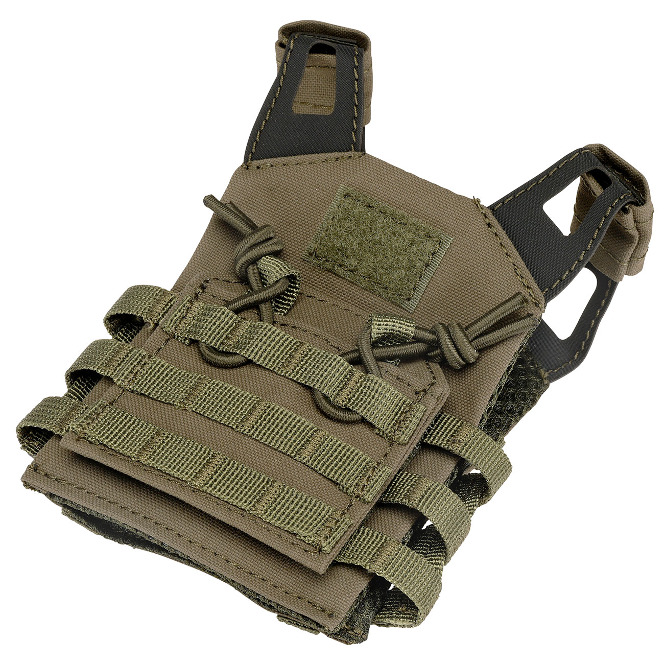 WoSport JPC-Style Mini Plate Carrier / Taktische Modulare Bierweste Ranger Green Bild 7