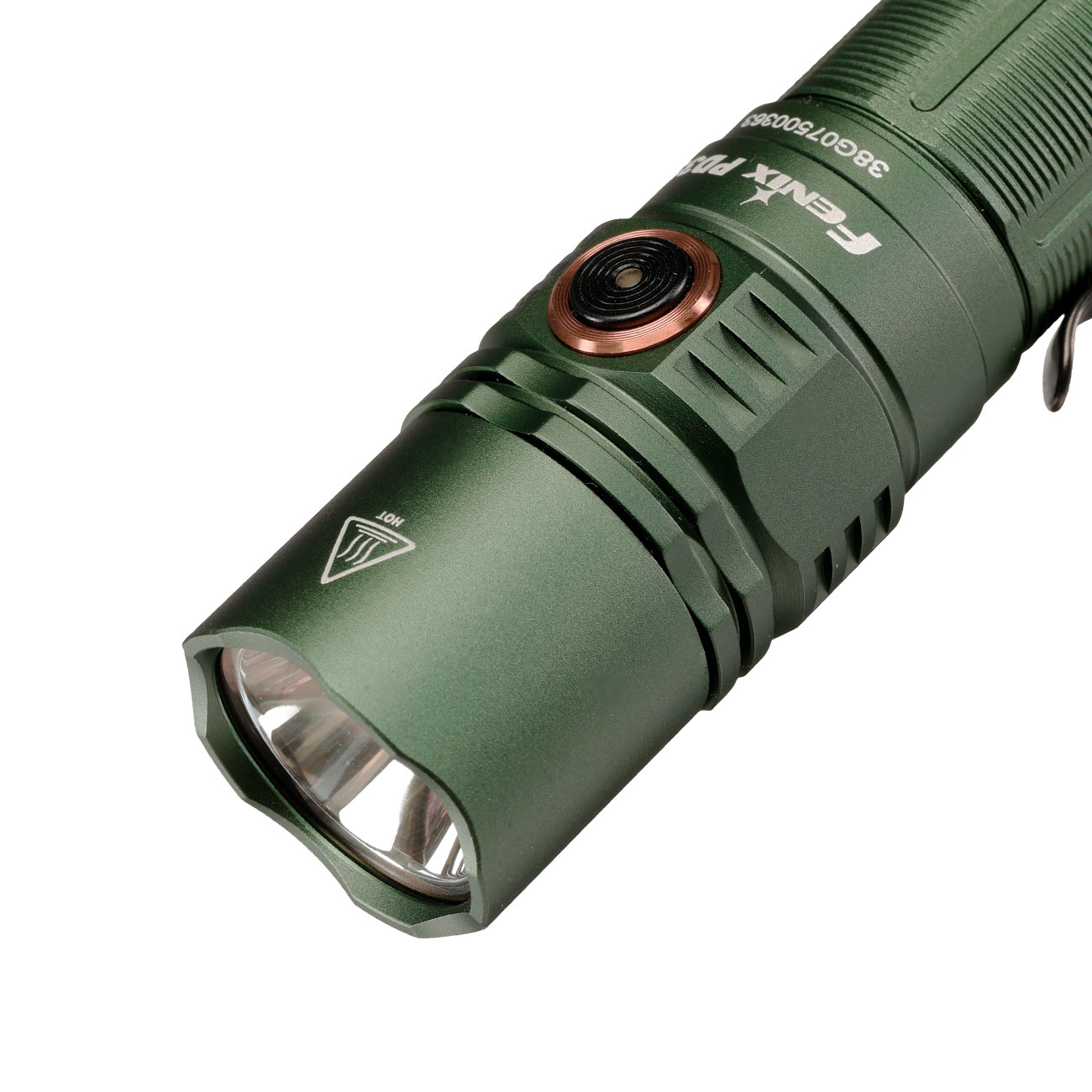 Fenix LED-Taschenlampe PD35 V3.0 1700 Lumen tropic green inkl. Akku, Grtelclip, Nylonholster Ladekabel und Lanyard Bild 6