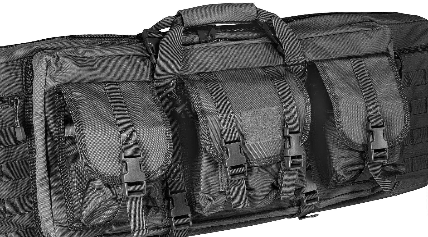 WoSport 36 Zoll / 92 cm Deluxe Double Soft Rifle Bag / Gewehr-Futteral f. 2 Gewehre schwarz Bild 8