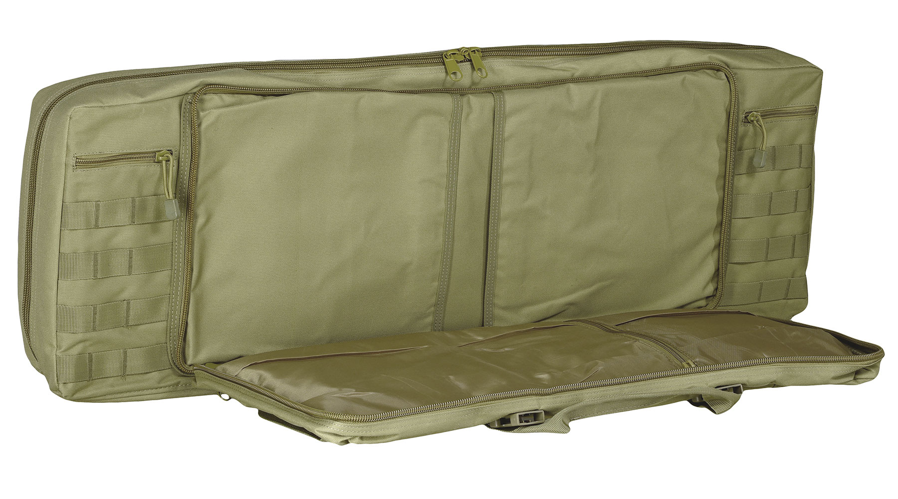 WoSport 36 Zoll / 92 cm Deluxe Double Soft Rifle Bag / Gewehr-Futteral f. 2 Gewehre oliv Bild 6