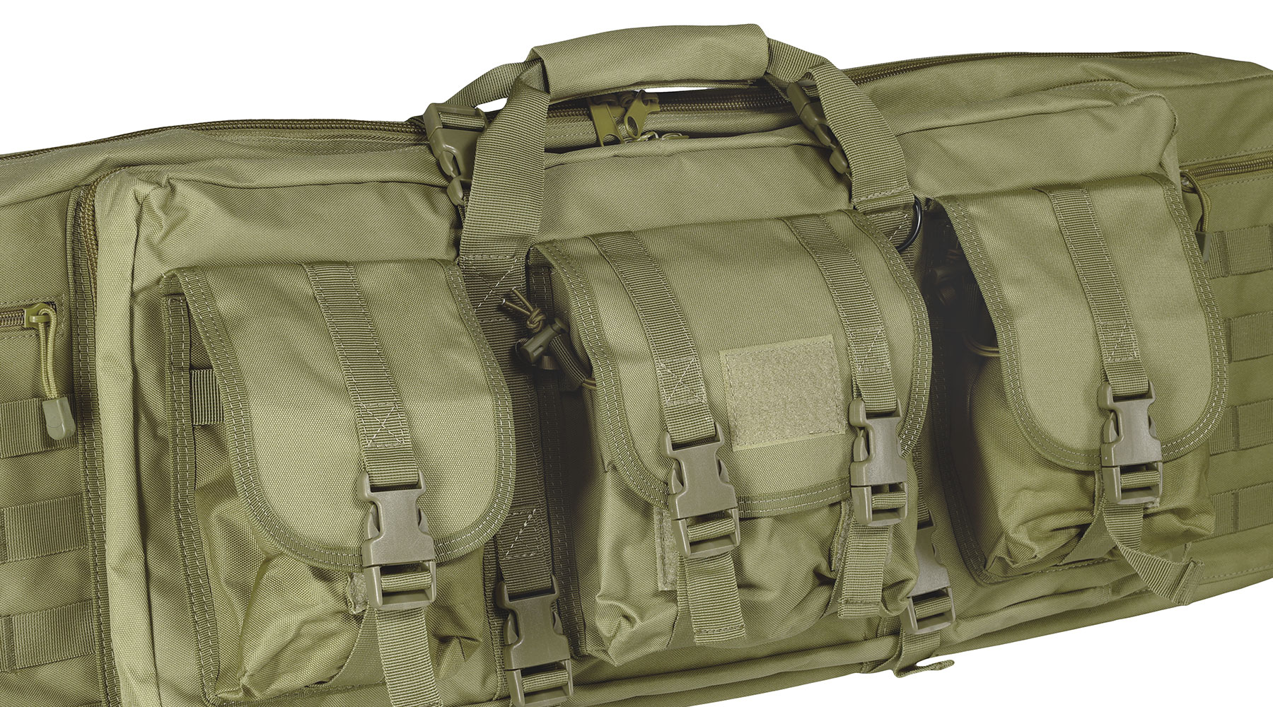 WoSport 36 Zoll / 92 cm Deluxe Double Soft Rifle Bag / Gewehr-Futteral f. 2 Gewehre oliv Bild 8