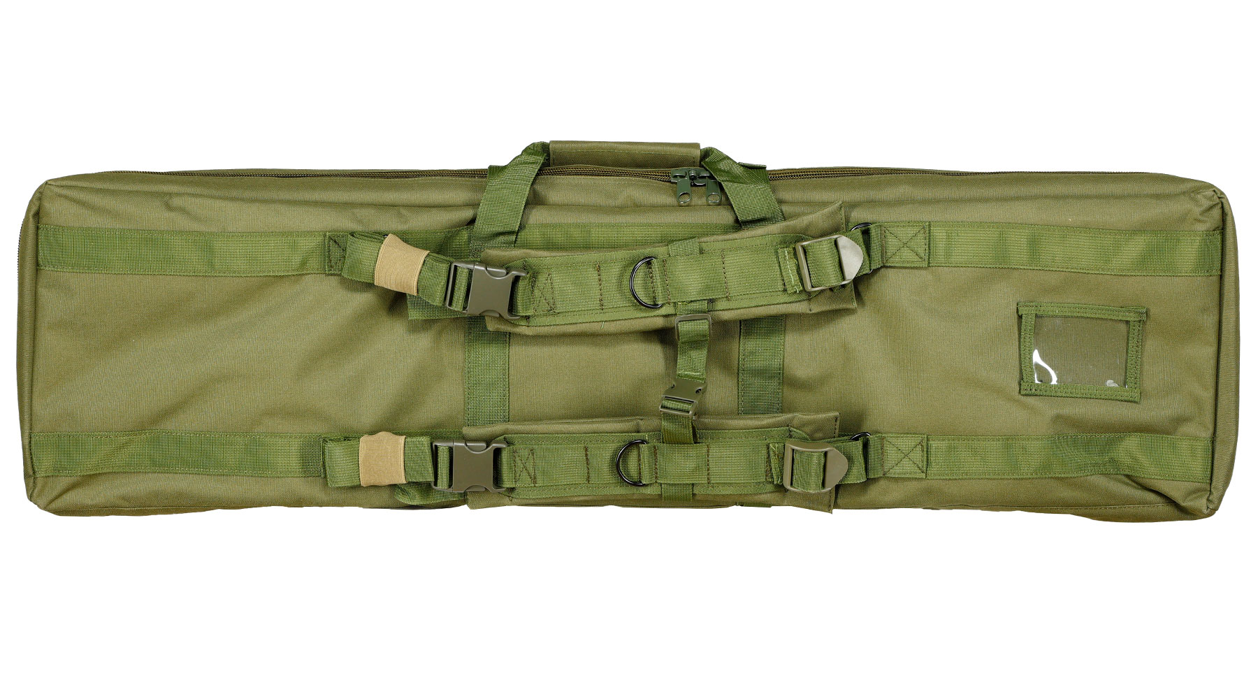 WoSport 42 Zoll / 108 cm Deluxe Double Soft Rifle Bag / Gewehr-Futteral f. 2 Gewehre oliv Bild 3