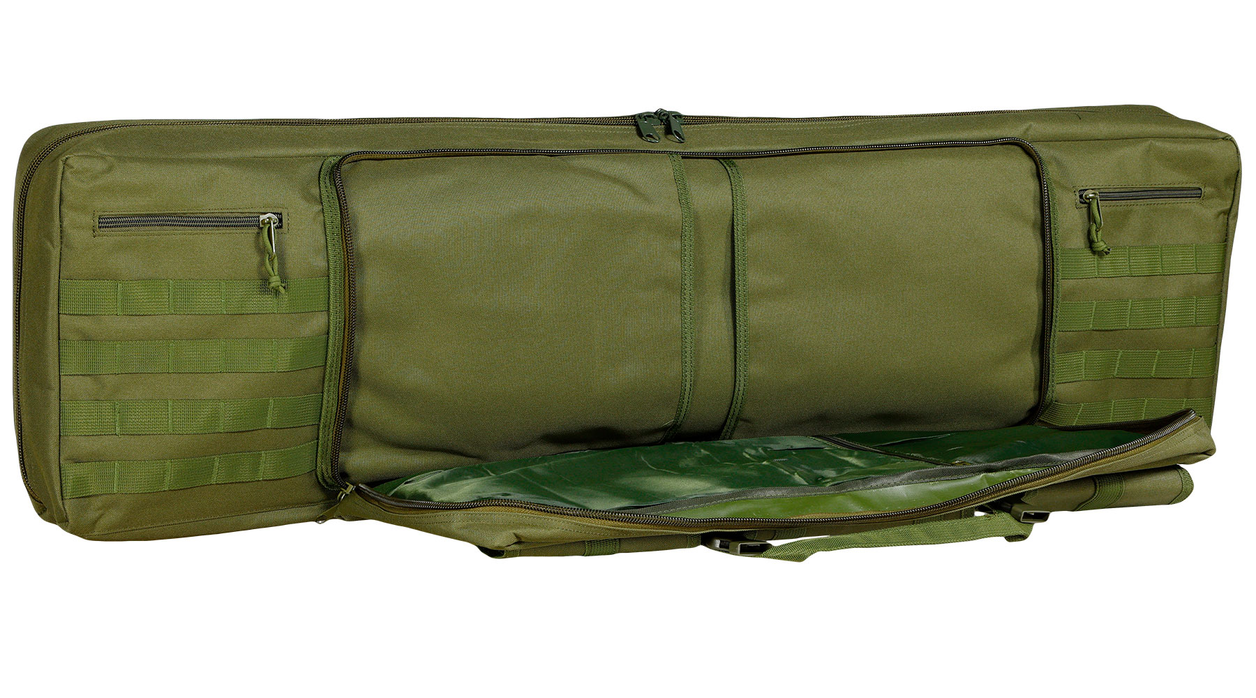 WoSport 42 Zoll / 108 cm Deluxe Double Soft Rifle Bag / Gewehr-Futteral f. 2 Gewehre oliv Bild 8