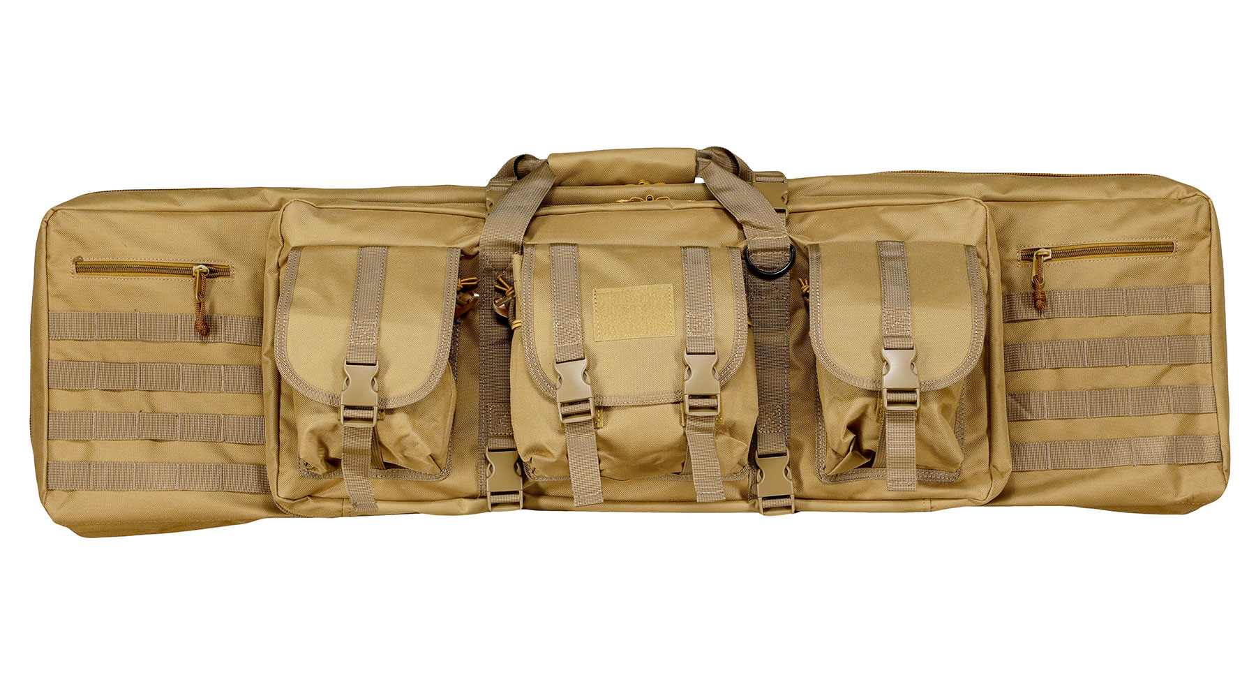 WoSport 42 Zoll / 108 cm Deluxe Double Soft Rifle Bag / Gewehr-Futteral f. 2 Gewehre tan Bild 2