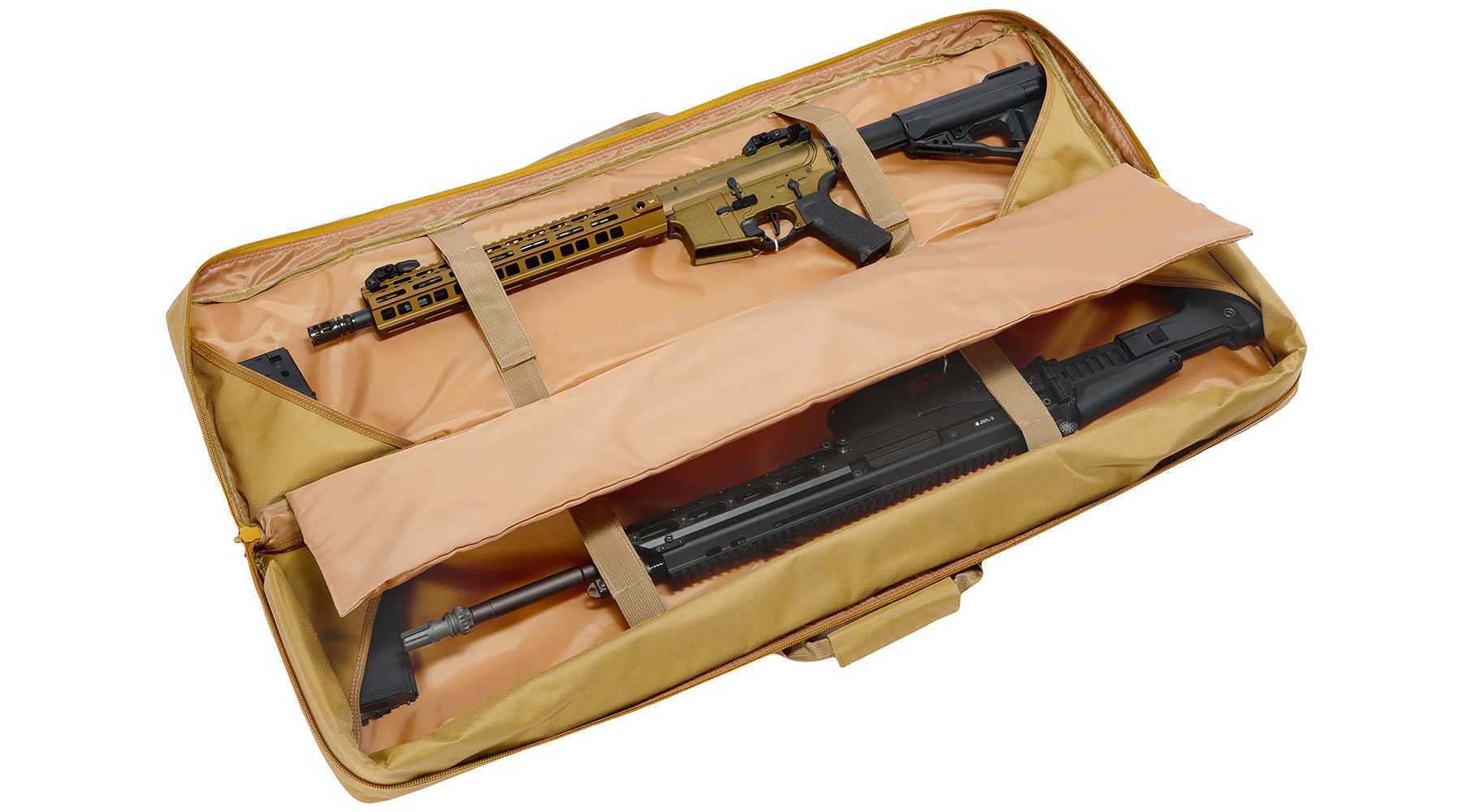 WoSport 42 Zoll / 108 cm Deluxe Double Soft Rifle Bag / Gewehr-Futteral f. 2 Gewehre tan Bild 7