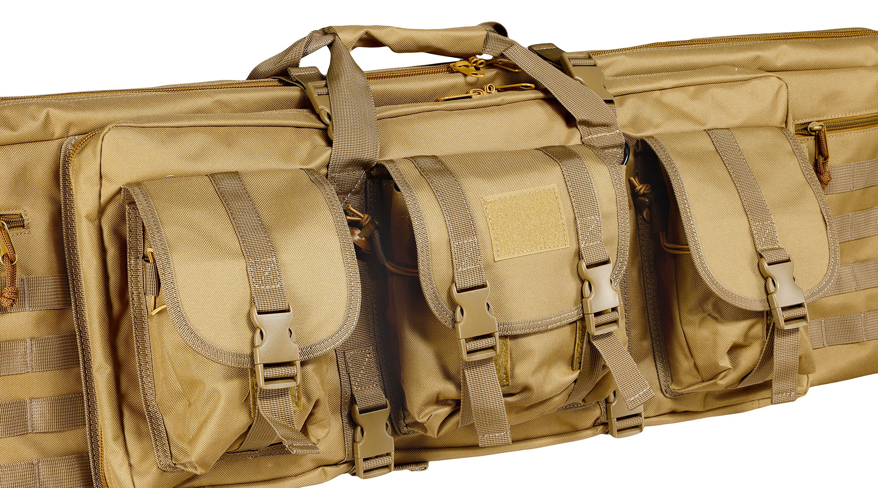 WoSport 42 Zoll / 108 cm Deluxe Double Soft Rifle Bag / Gewehr-Futteral f. 2 Gewehre tan Bild 9