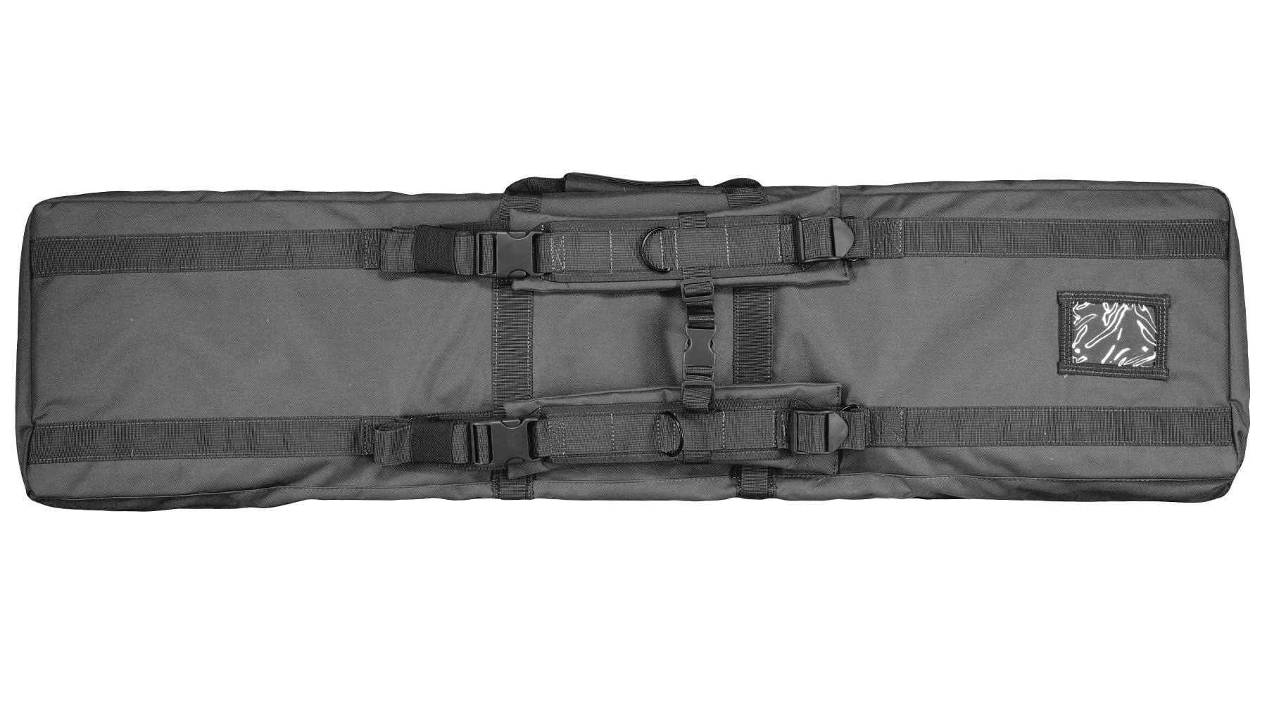 WoSport 46 Zoll / 117 cm Deluxe Double Soft Rifle Bag / Gewehr-Futteral f. 2 Gewehre schwarz Bild 3