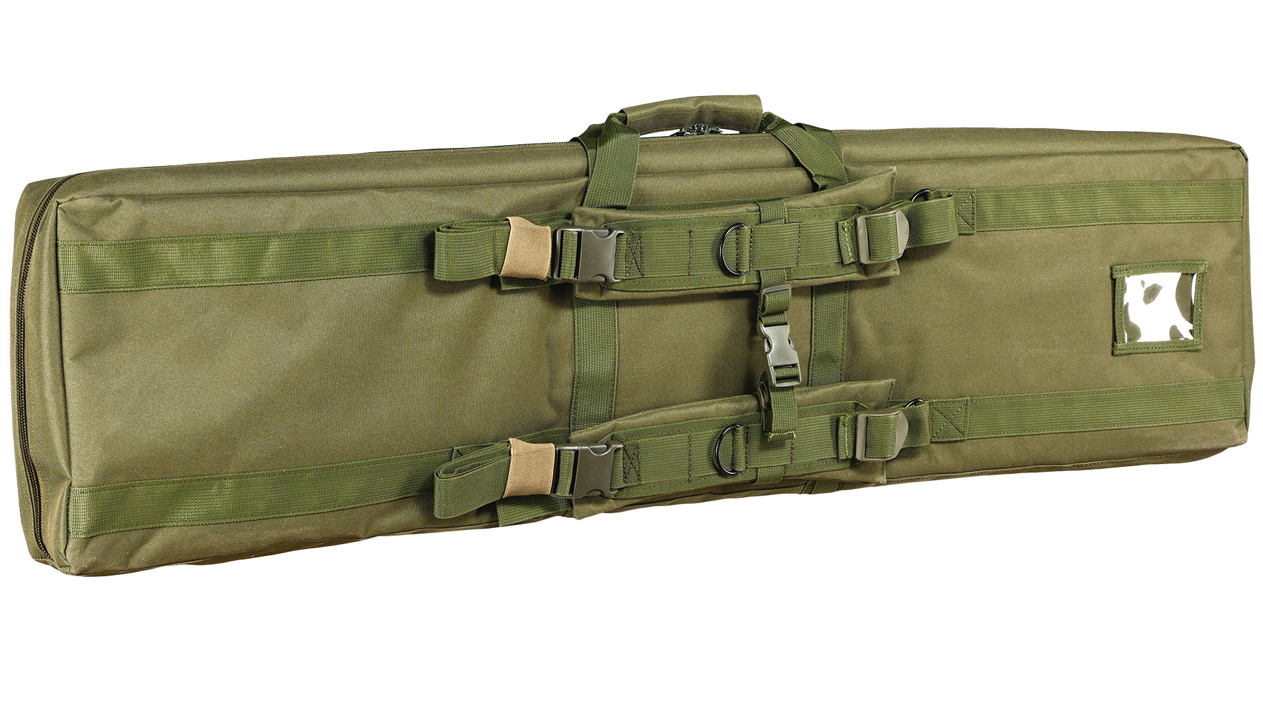 WoSport 46 Zoll / 117 cm Deluxe Double Soft Rifle Bag / Gewehr-Futteral f. 2 Gewehre oliv Bild 1