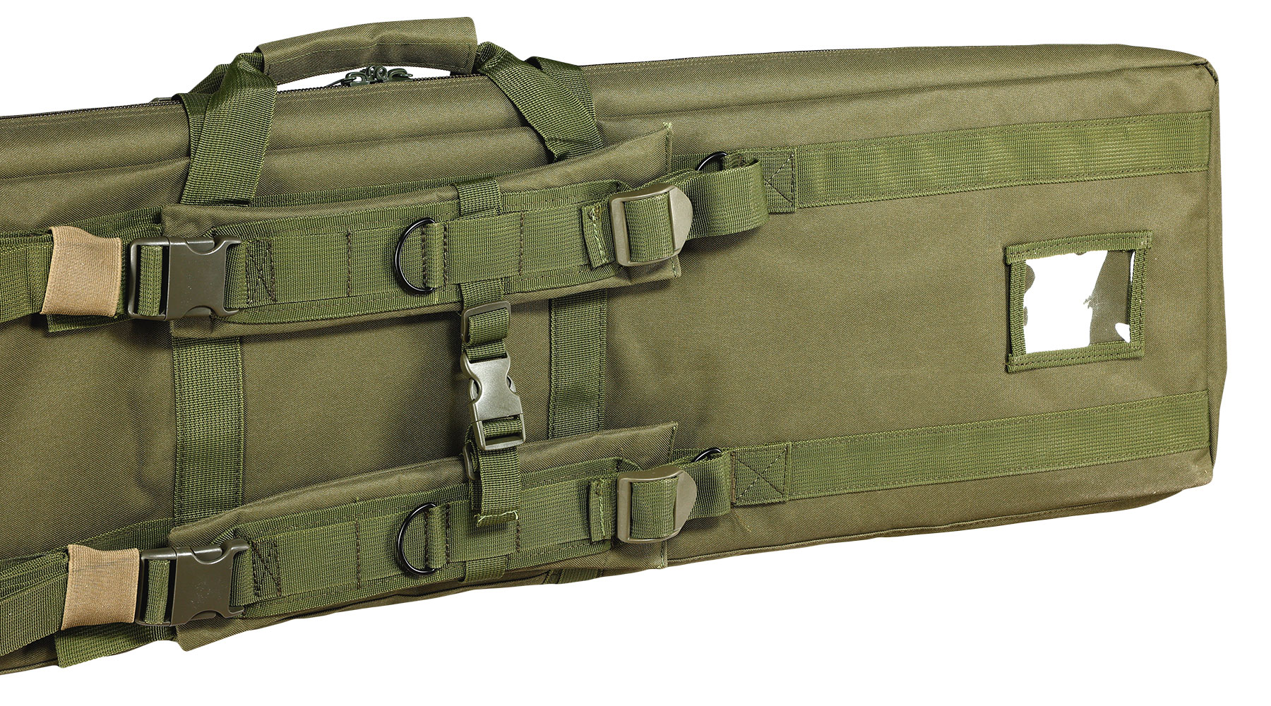 WoSport 46 Zoll / 117 cm Deluxe Double Soft Rifle Bag / Gewehr-Futteral f. 2 Gewehre oliv Bild 10