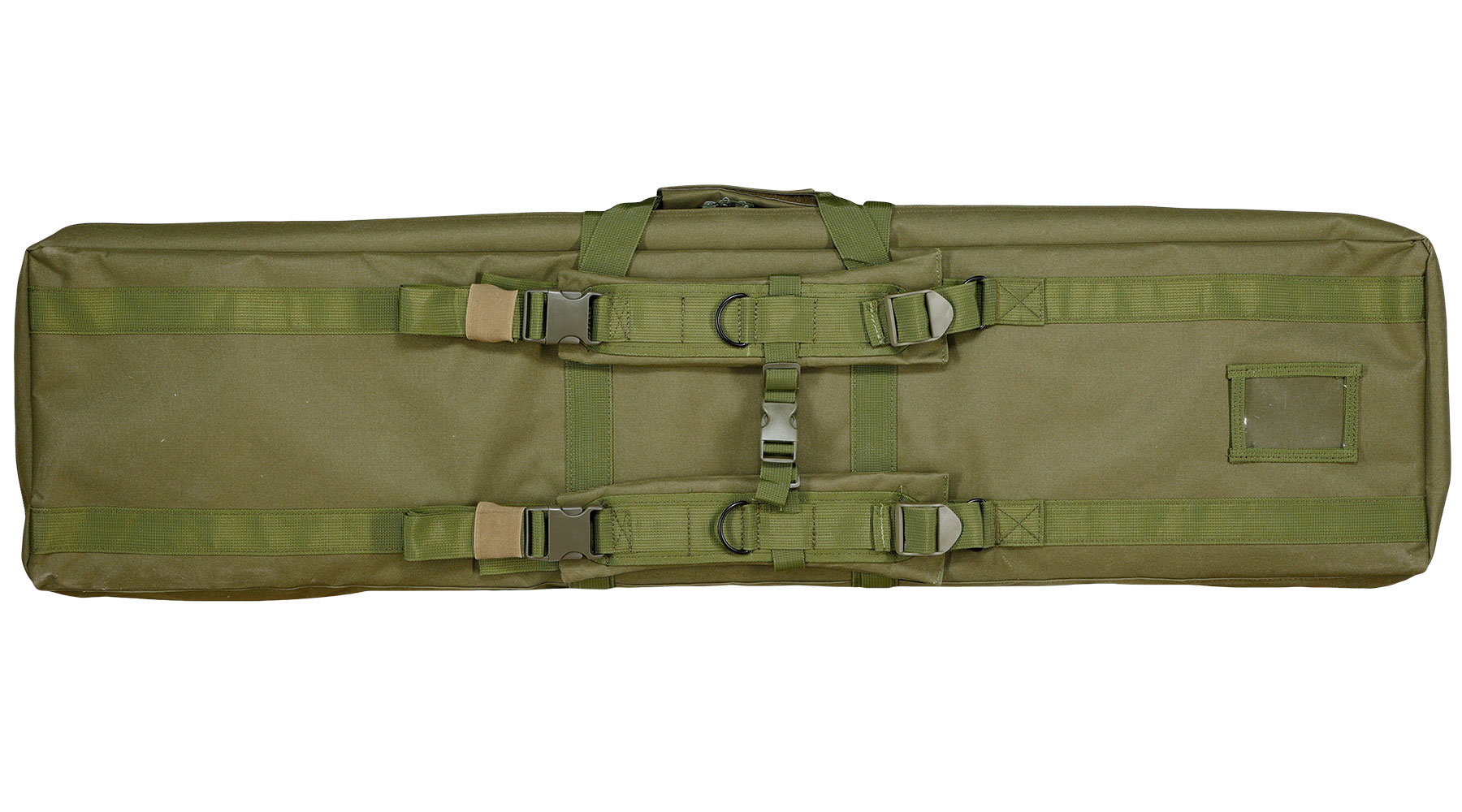 WoSport 46 Zoll / 117 cm Deluxe Double Soft Rifle Bag / Gewehr-Futteral f. 2 Gewehre oliv Bild 3