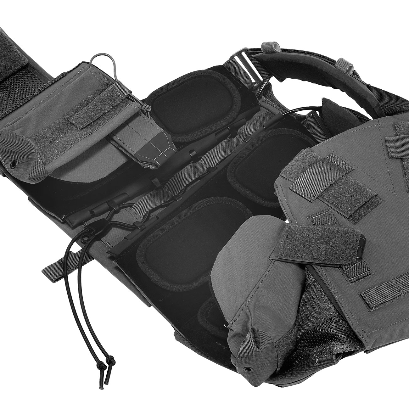 WoSport CPC-Style Plate Carrier Molle-Plattentrger Weste verstellbar schwarz Bild 4