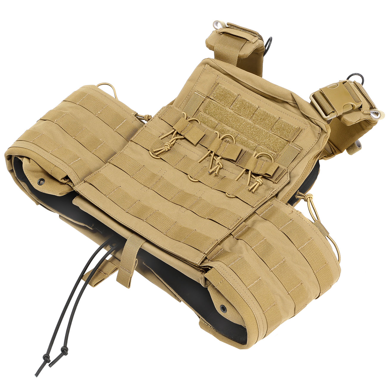 WoSport CPC-Style Plate Carrier Molle-Plattentrger Weste verstellbar tan Bild 2