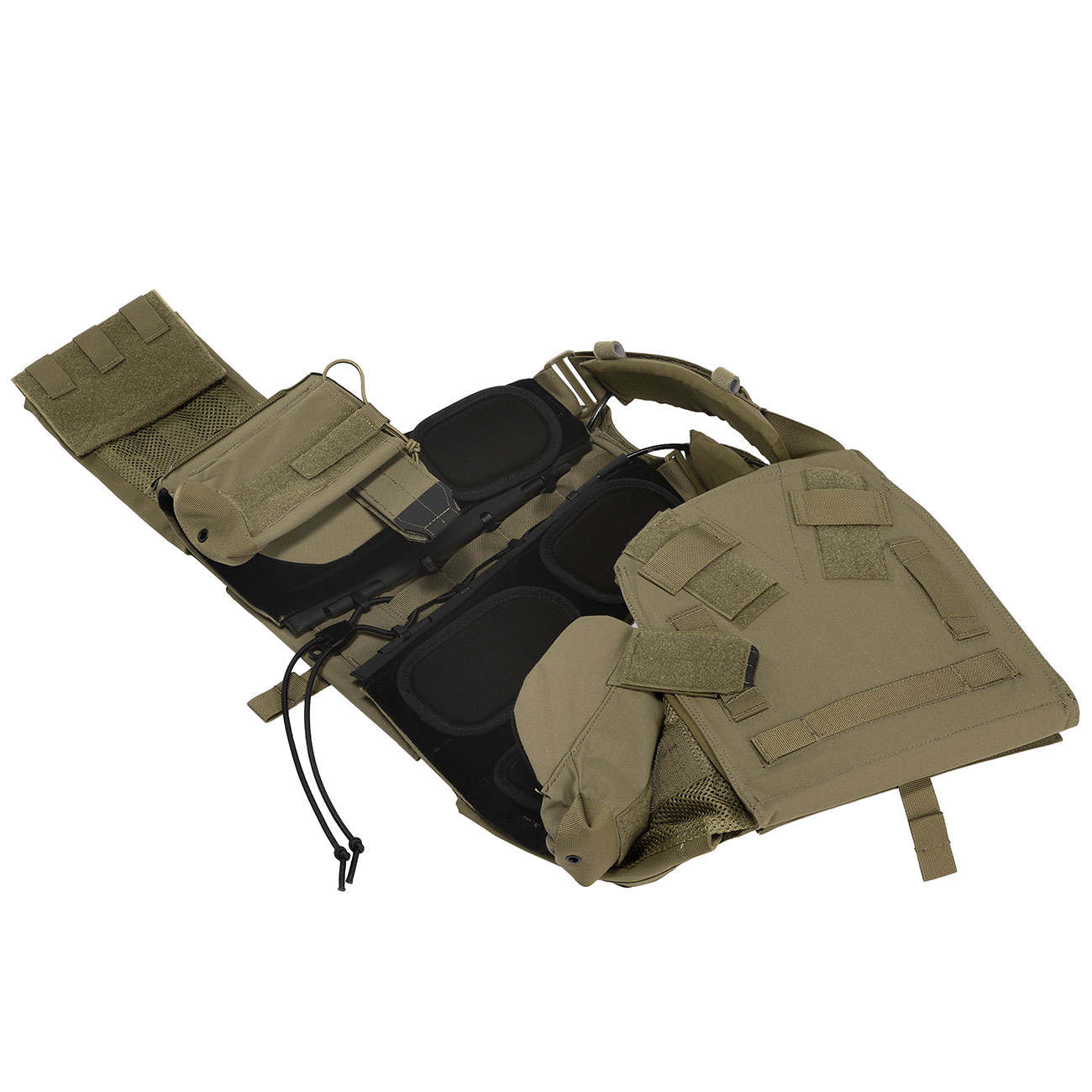 WoSport CPC-Style Plate Carrier Molle-Plattentrger Weste verstellbar oliv Bild 3