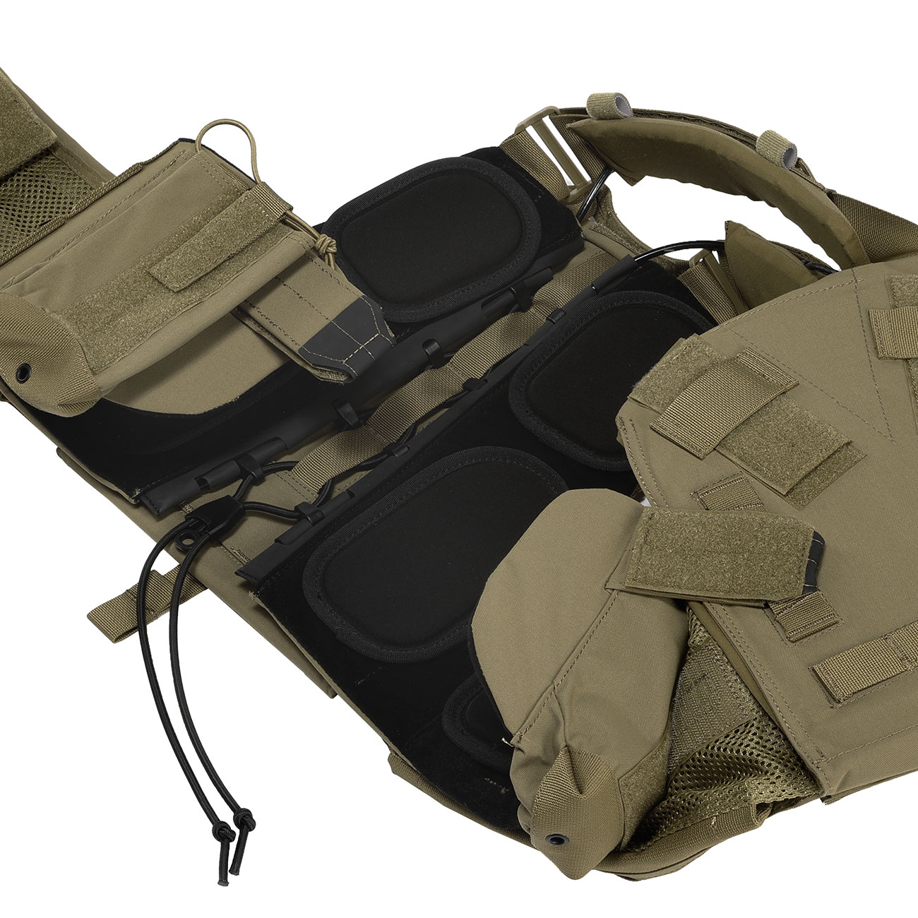 WoSport CPC-Style Plate Carrier Molle-Plattentrger Weste verstellbar oliv Bild 4