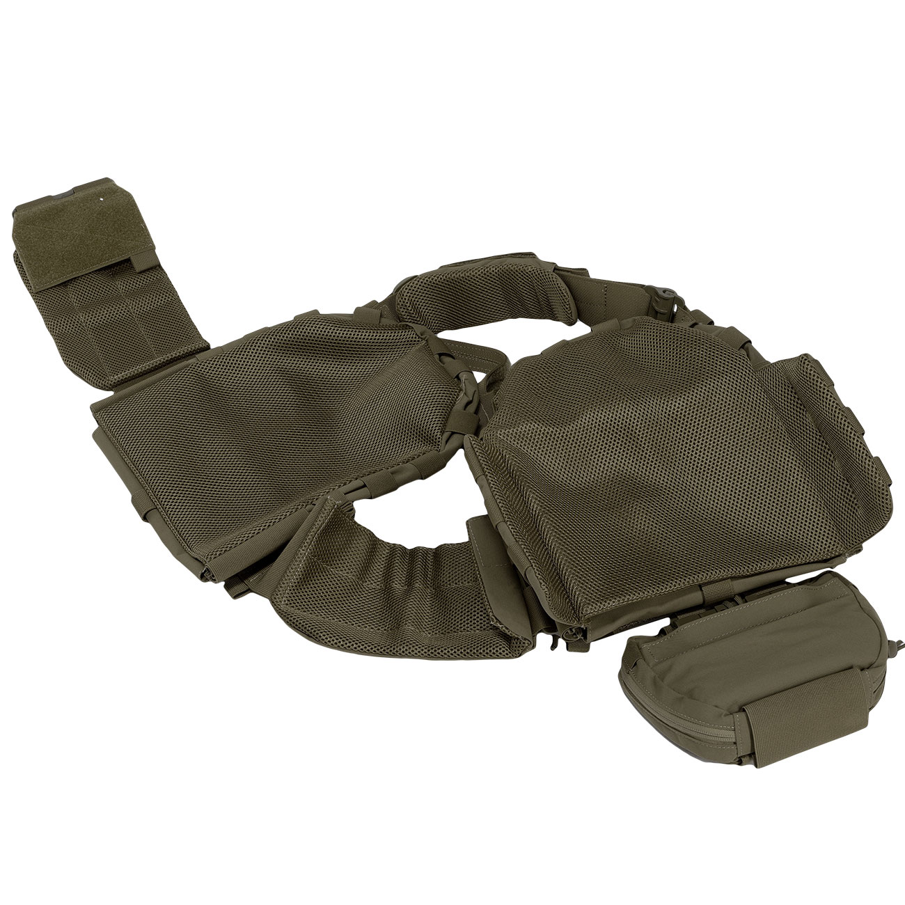 WoSport ARC-Style Tactical Plate Carrier Molle-Plattentrger Weste verstellbar Ranger Green Bild 3