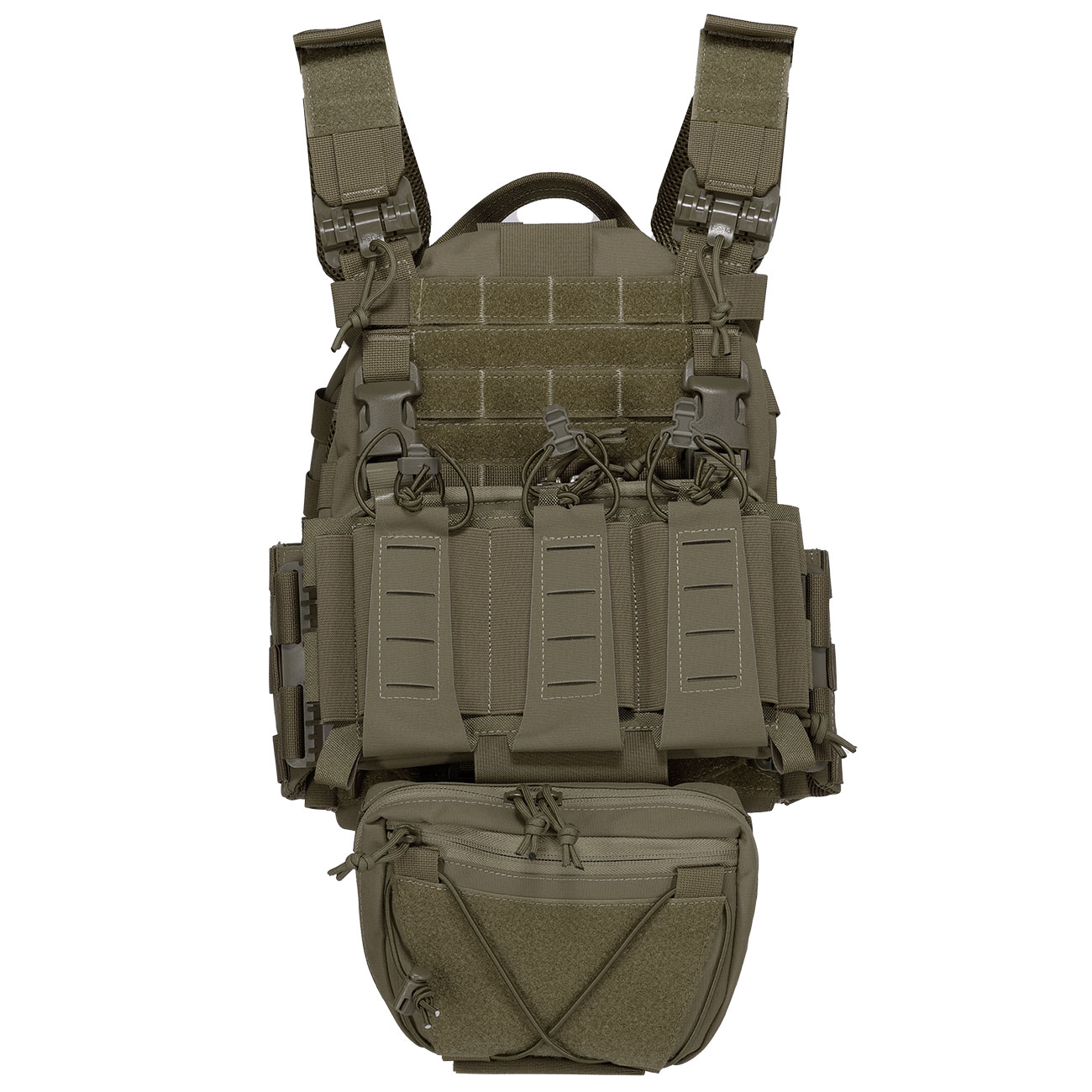 WoSport ARC-Style Tactical Plate Carrier Molle-Plattentrger Weste verstellbar Ranger Green Bild 5