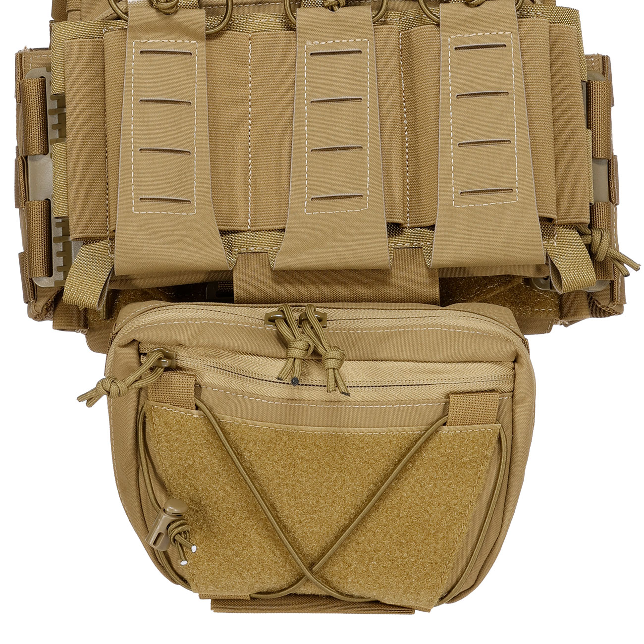 WoSport ARC-Style Tactical Plate Carrier Molle-Plattentrger Weste verstellbar Coyote Brown Bild 6