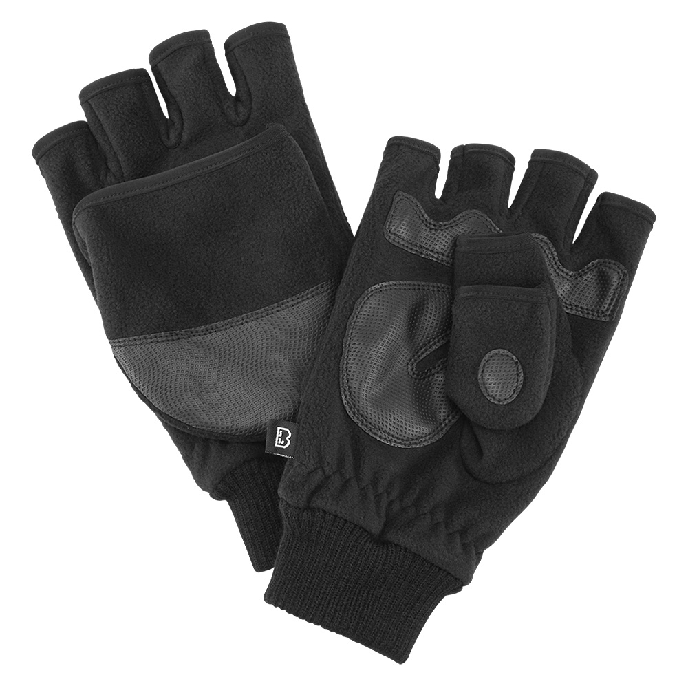 Brandit Handschuh Trigger Gloves kaufen schwarz Klapp-Fäustlinge