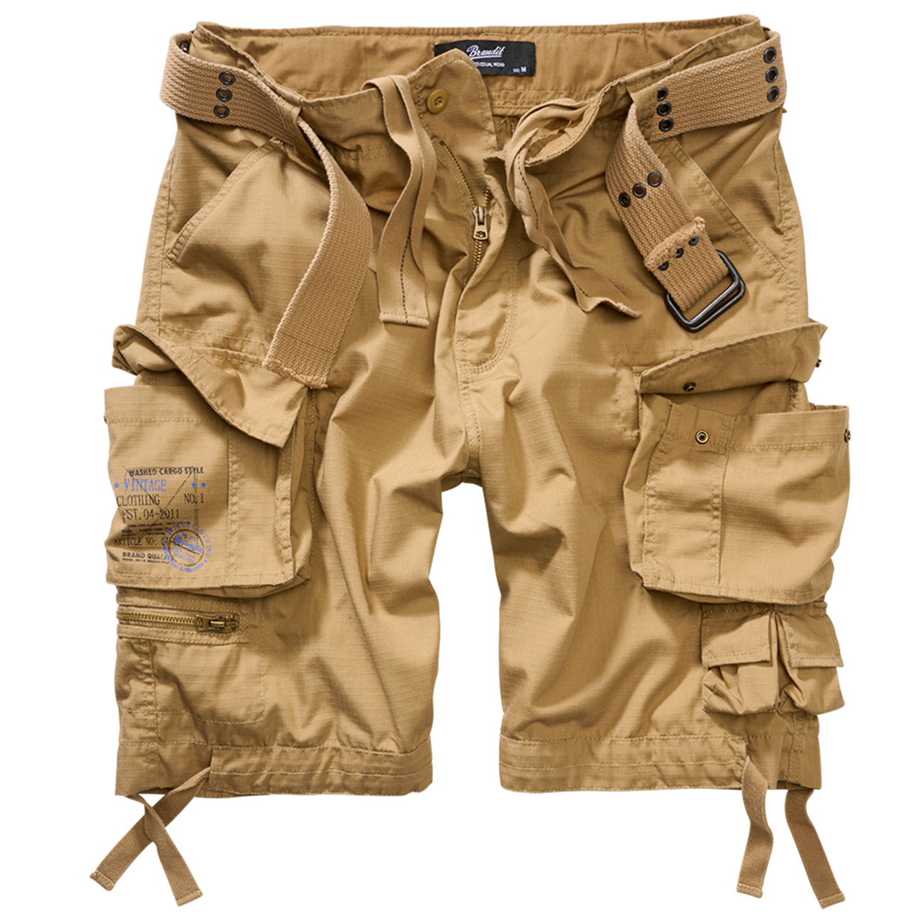 Brandit Cargoshorts Savage Ripstop beige