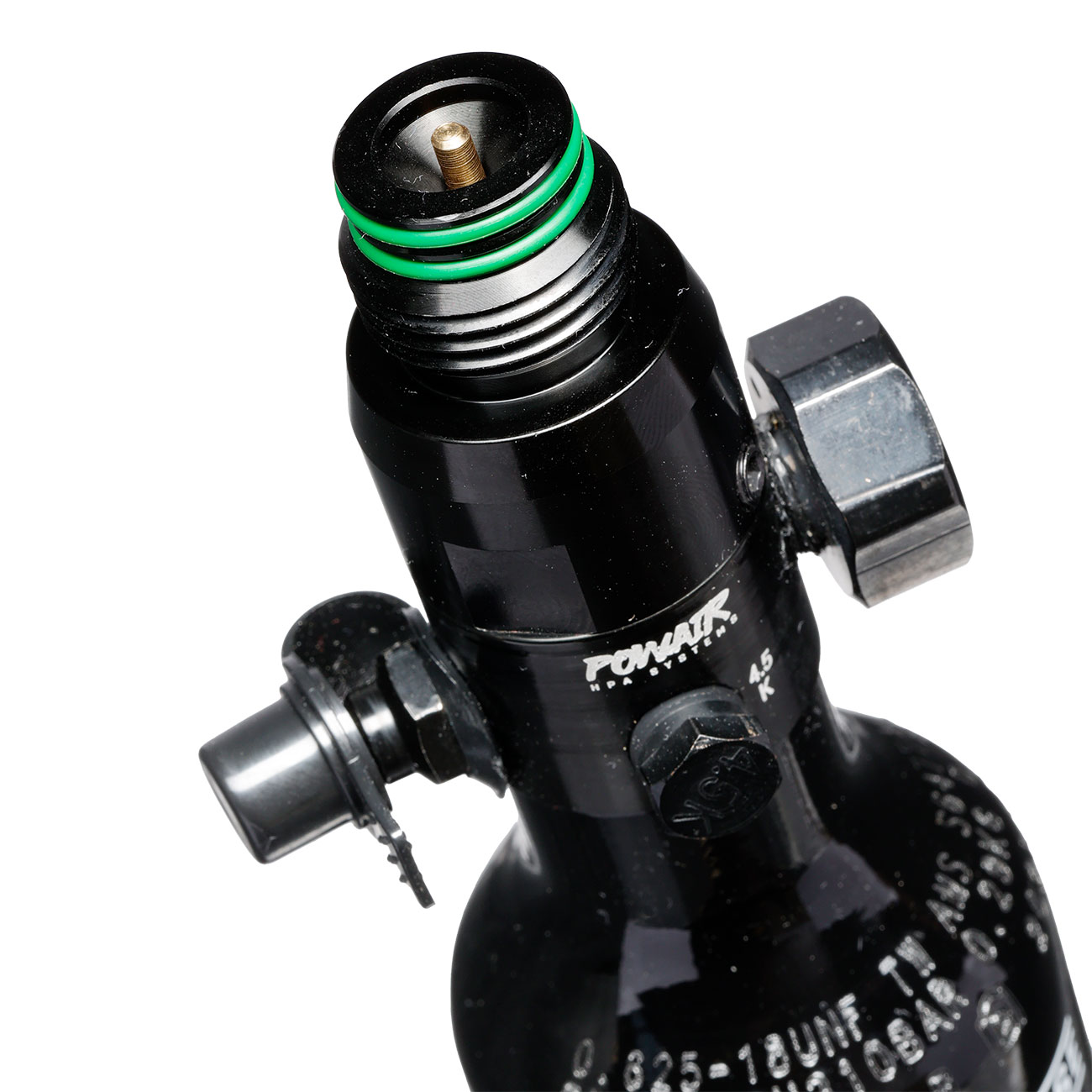 PowAir HP-System Basic Series 0,2L / 13ci mit Regulator 3000 PSI fr Painball/Airsoft/RAM schwarz Bild 3