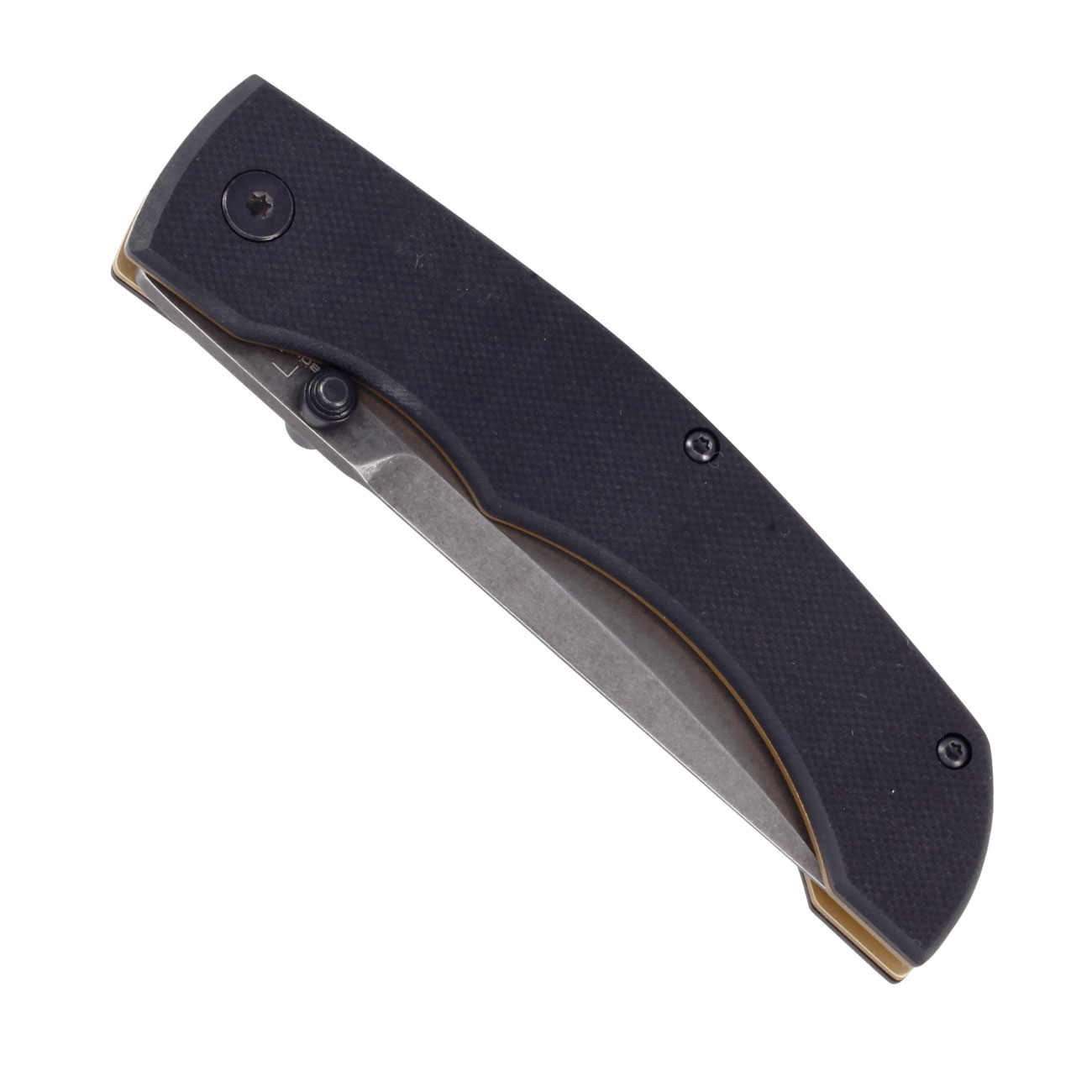 Bker Plus Einhandmesser Poke D2 Stahl schwarz/stonewash inkl. Grtelclip Bild 4