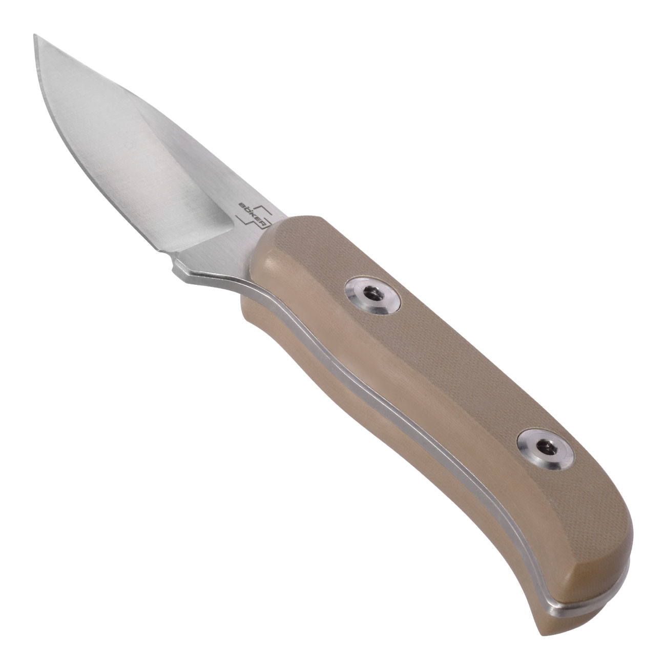 Bker Plus Outdoormesser Dasos 2.0 D2 Stahl tan inkl. Kydexscheide und 90 Grtelclip Bild 2