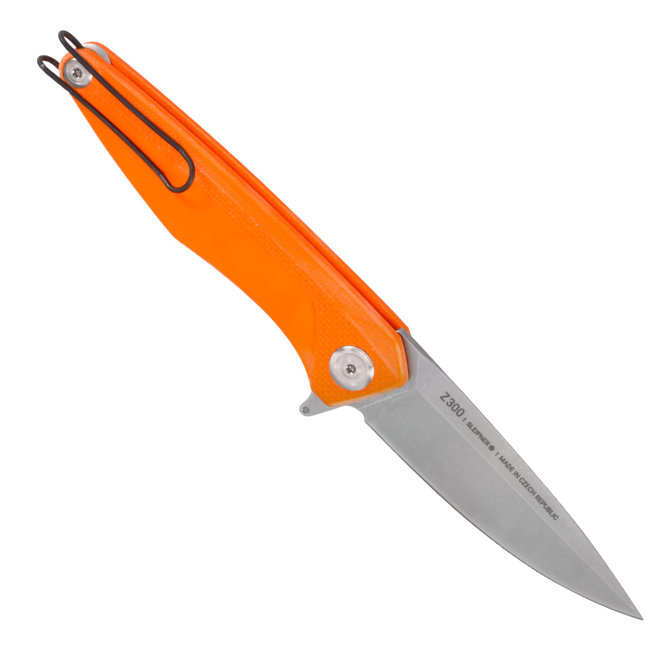 ANV Knives Einhandmesser Z300 G10 Sleipner Stahl orange/stonewash inkl. Grtelclip Bild 1