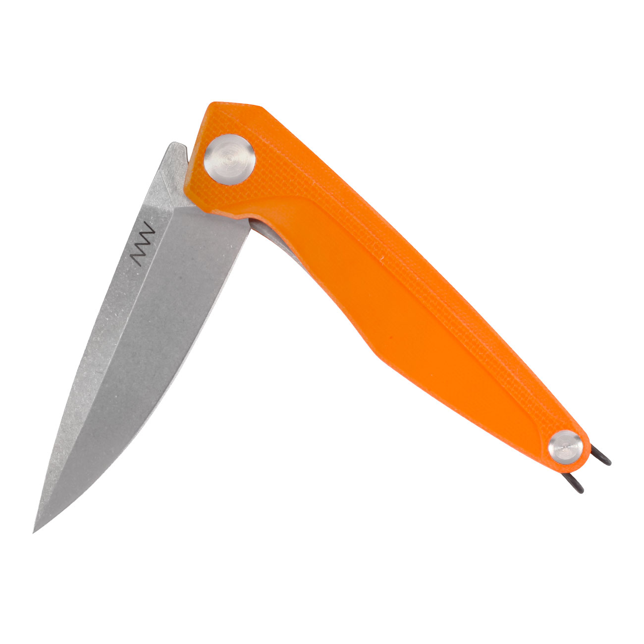ANV Knives Einhandmesser Z300 G10 Sleipner Stahl orange/stonewash inkl. Grtelclip Bild 3