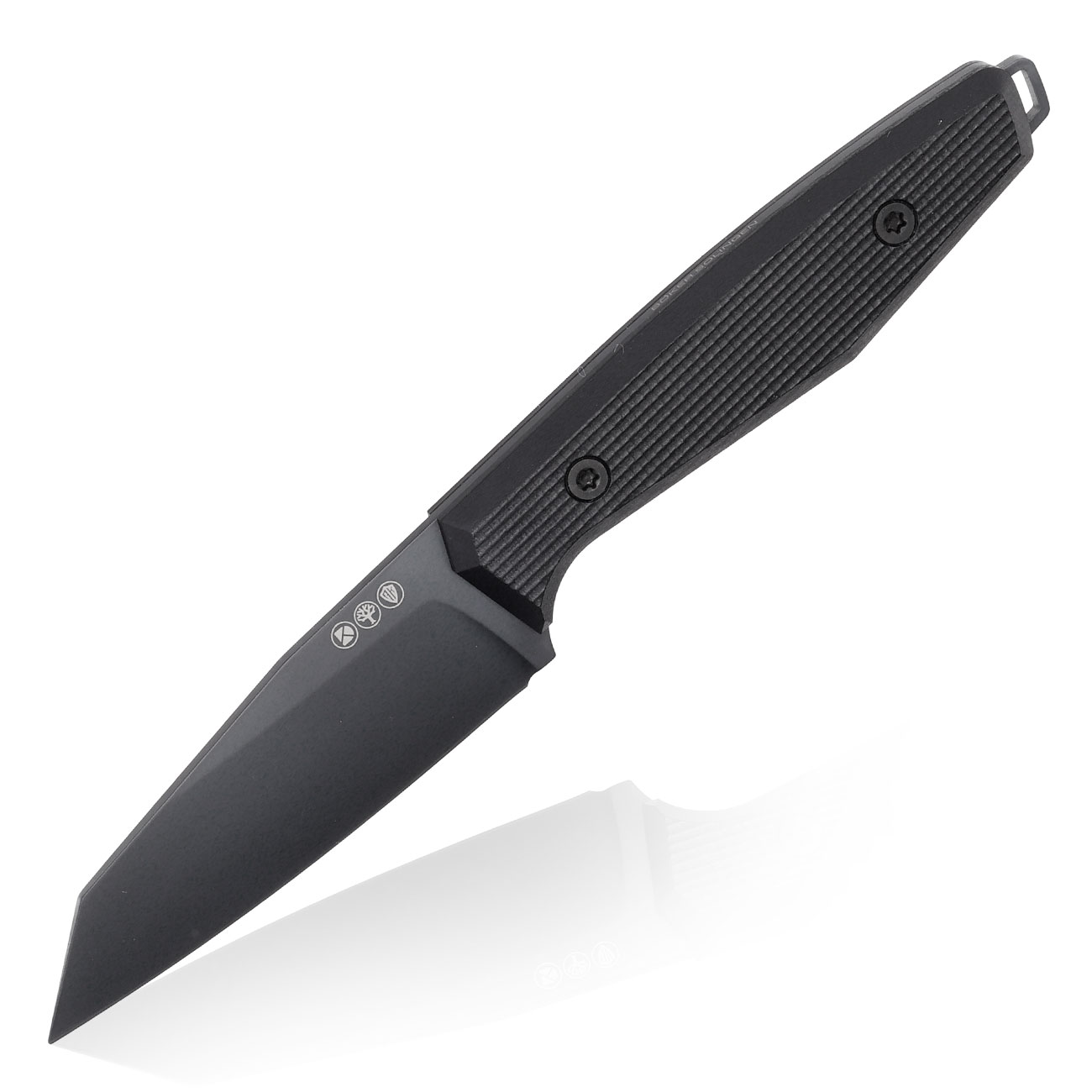 Bker Grtelmesser AK1 Reverse Tanto Allblack inkl. Kydexscheide