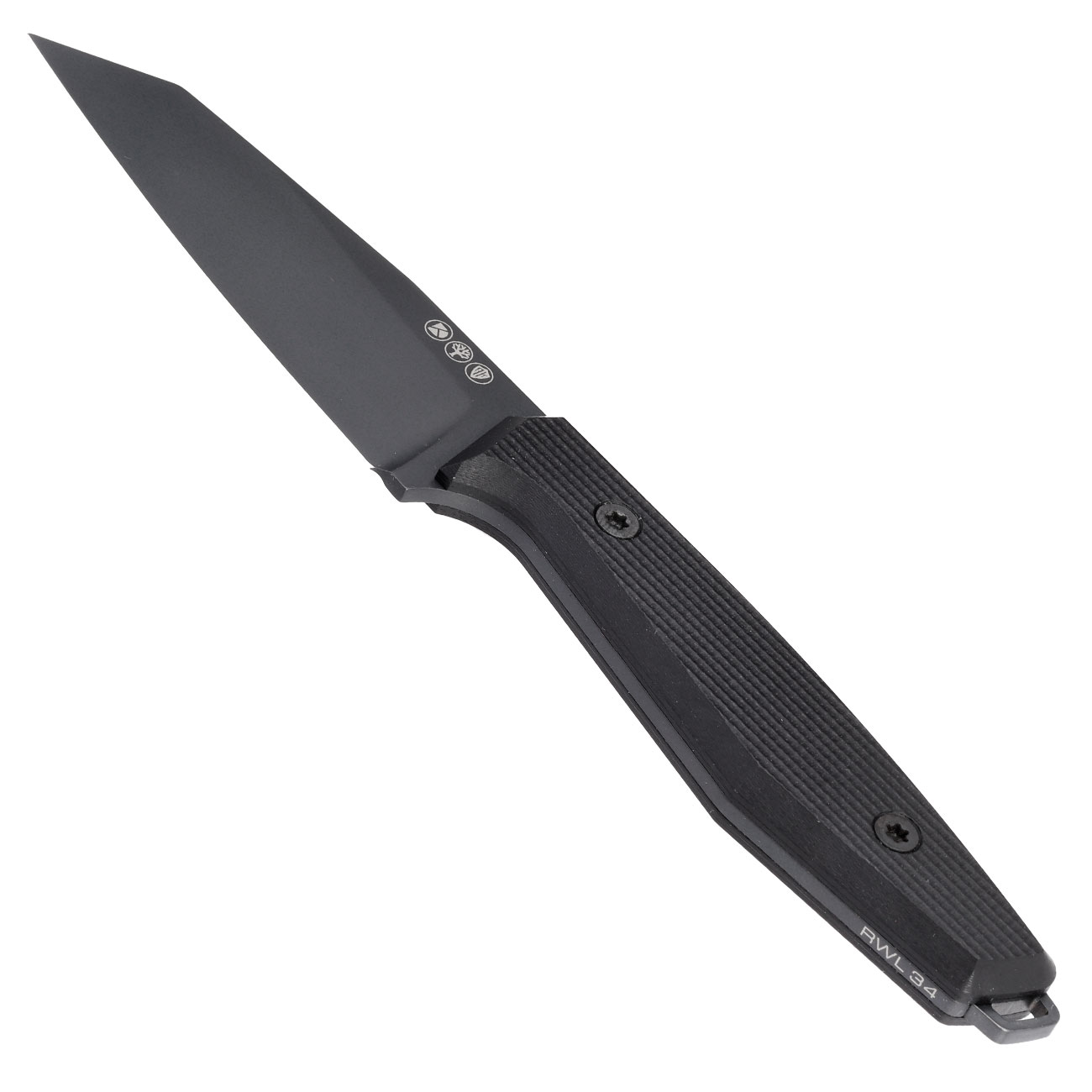 Bker Grtelmesser AK1 Reverse Tanto Allblack inkl. Kydexscheide Bild 2