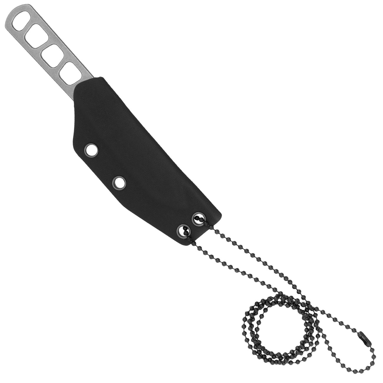 Bker Neck Knife BFF Packlite silber inkl. Kydexscheide und Kugelkette Bild 4