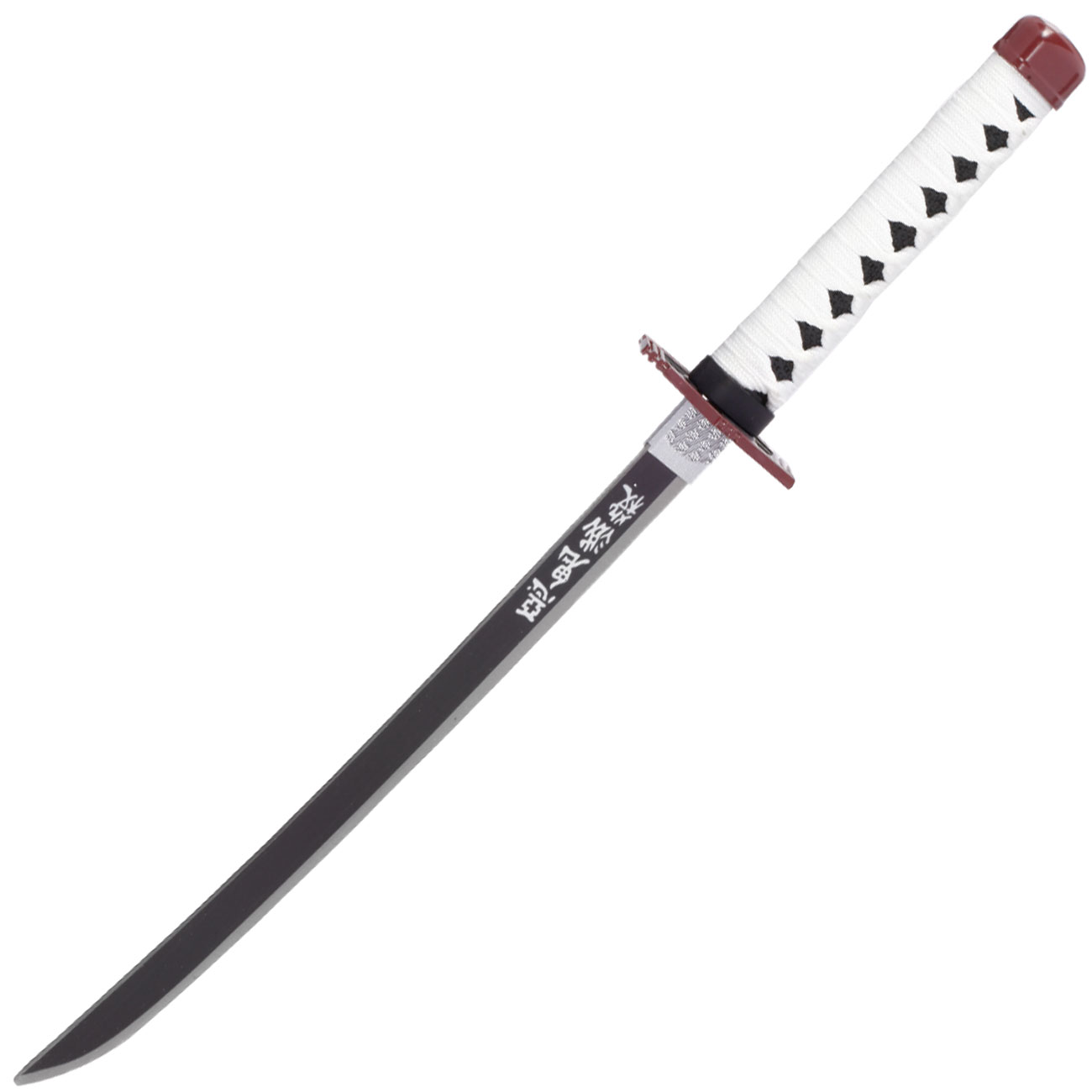 Haller Mini Katana Demon Slayer Giyu schwarz/wei inkl. Scheide und Schwertstnder Bild 1