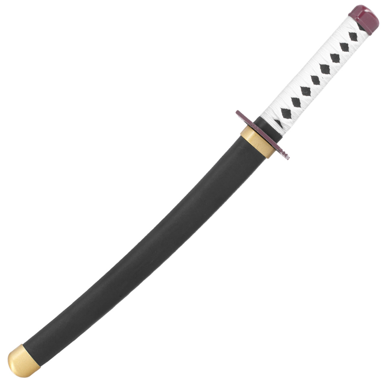 Haller Mini Katana Demon Slayer Giyu schwarz/wei inkl. Scheide und Schwertstnder Bild 3