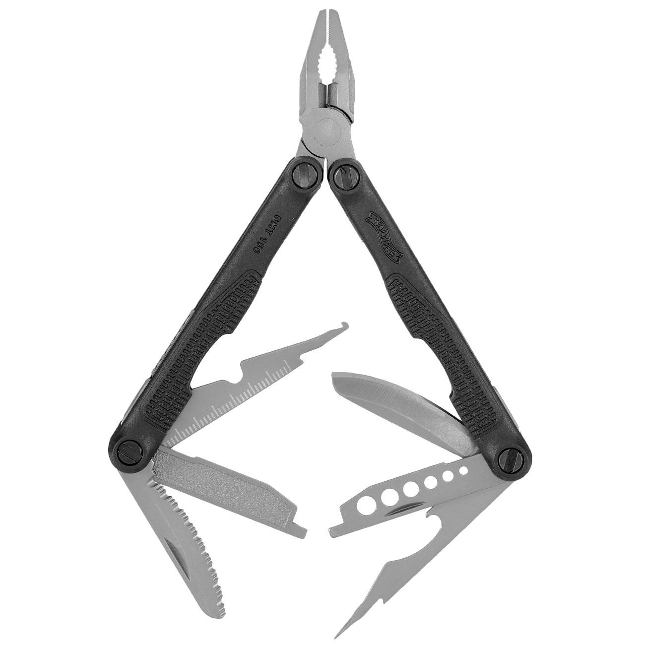 Walther Multitool GMT 150 schwarz inkl. Nylon-Grteltasche