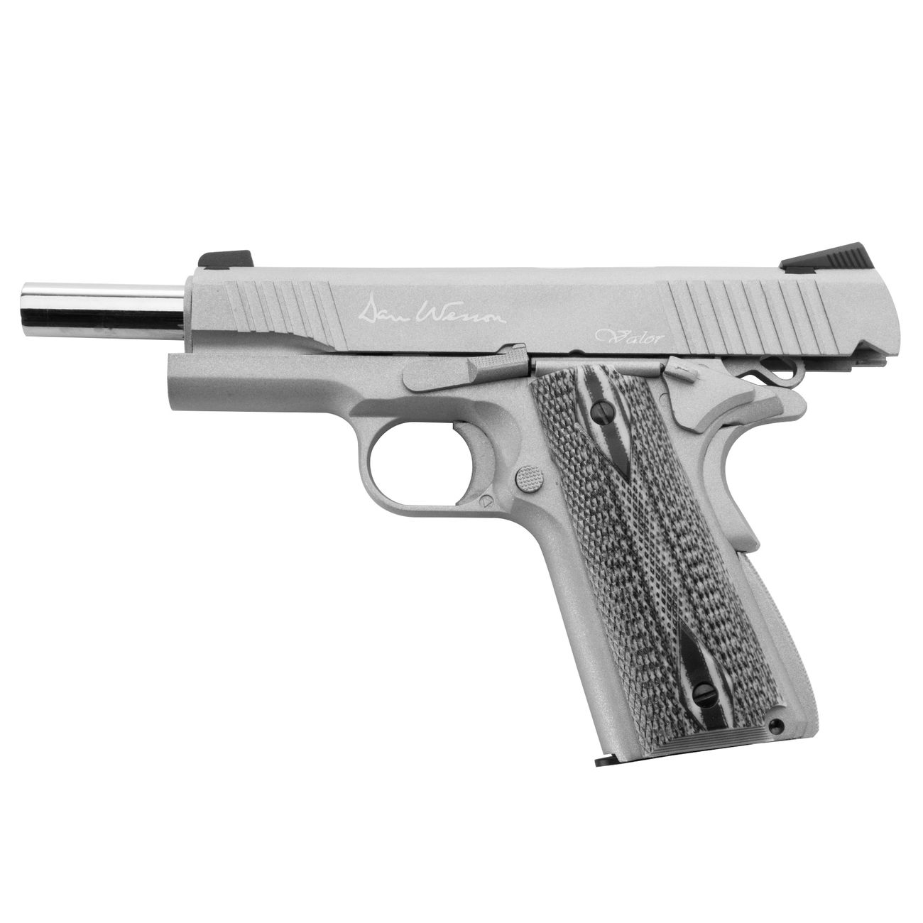 Versandrcklufer ASG Dan Wesson Valor Vollmetall CO2 BlowBack 6mm BB silber Bild 1