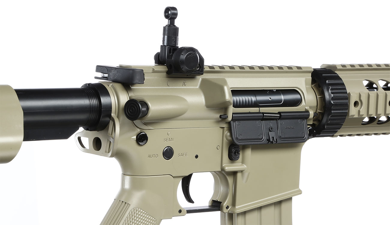 Cyma M4 Ris Silenced Sportline Komplettset Aeg 6mm Bb Tan Kotte And Zeller 7555