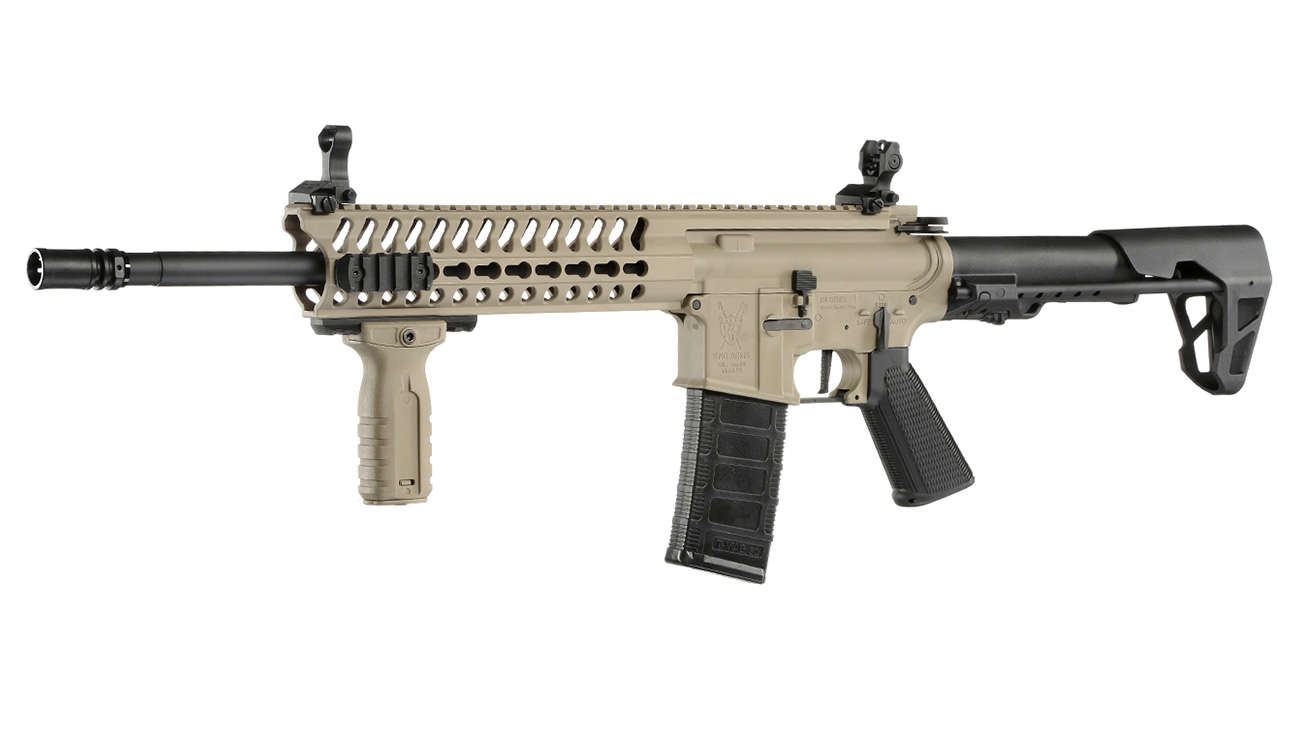 King Arms M4 Striker Keymod Carbine Ultra Grade Version Ii S Aeg 6mm Bb Dark Earth Kaufen 2143