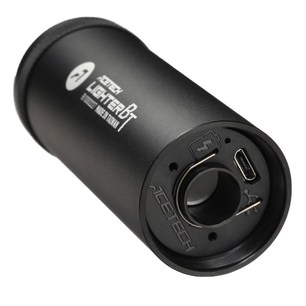 Acetech Lighter BT Aluminium Silencer Mini Tracer Unit / Chronograph inkl. LiPo 11mm+ / 14mm- günstig kaufen
