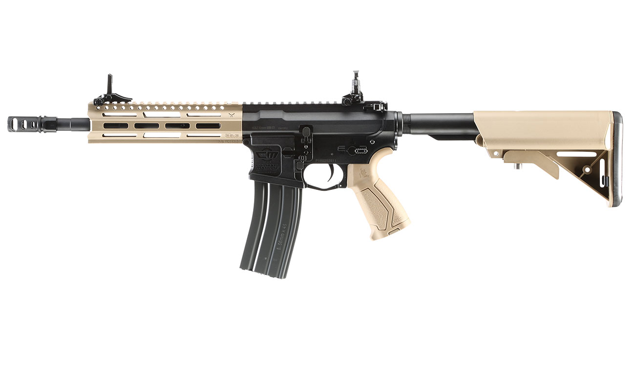 Versandrckufer G&G CM16 Raider 2.0 M-LOK Komplettset S-AEG 6mm BB Desert Tan Bild 1