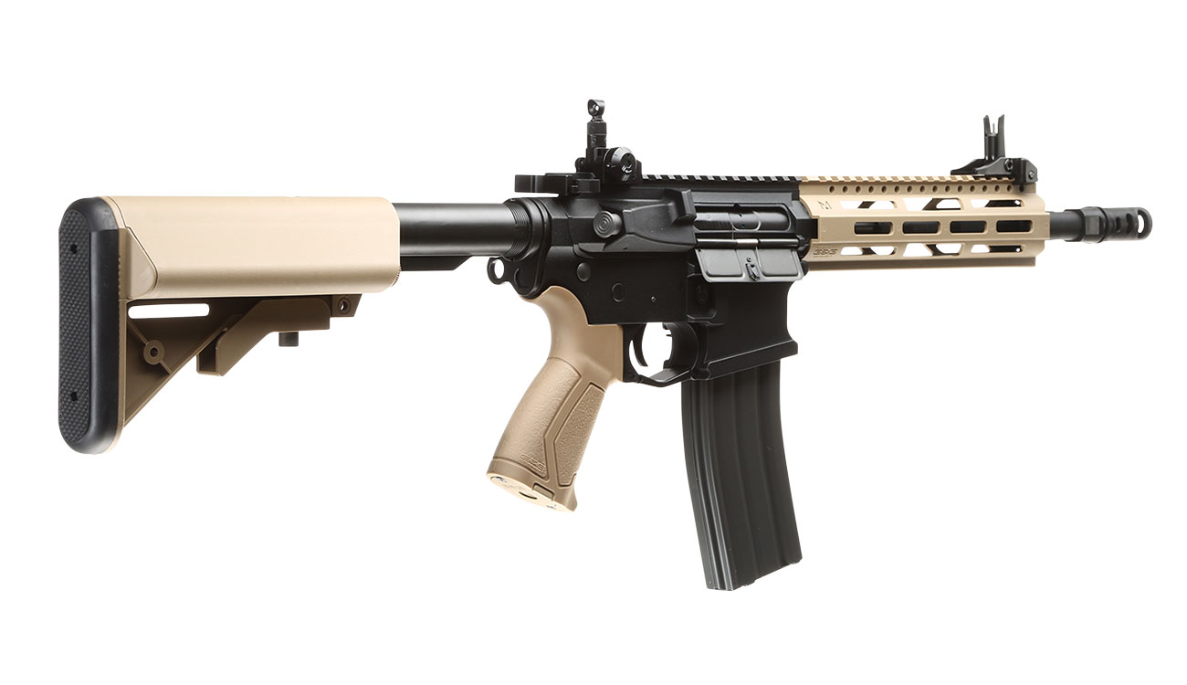 Versandrckufer G&G CM16 Raider 2.0 M-LOK Komplettset S-AEG 6mm BB Desert Tan Bild 3