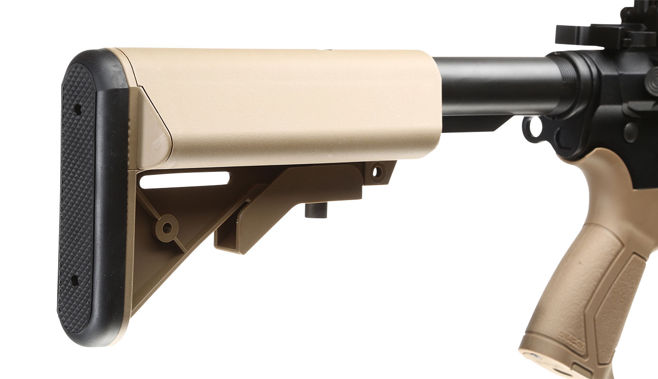 Versandrckufer G&G CM16 Raider 2.0 M-LOK Komplettset S-AEG 6mm BB Desert Tan Bild 9