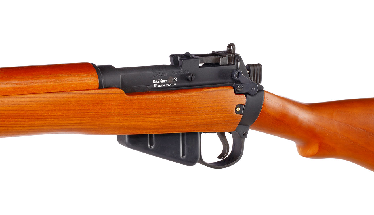 G&G Lee-Enf. SMLE No.4 MK1 Vollmetall Gas Bolt-Action Gewehr 6mm BB Echtholz Bild 6