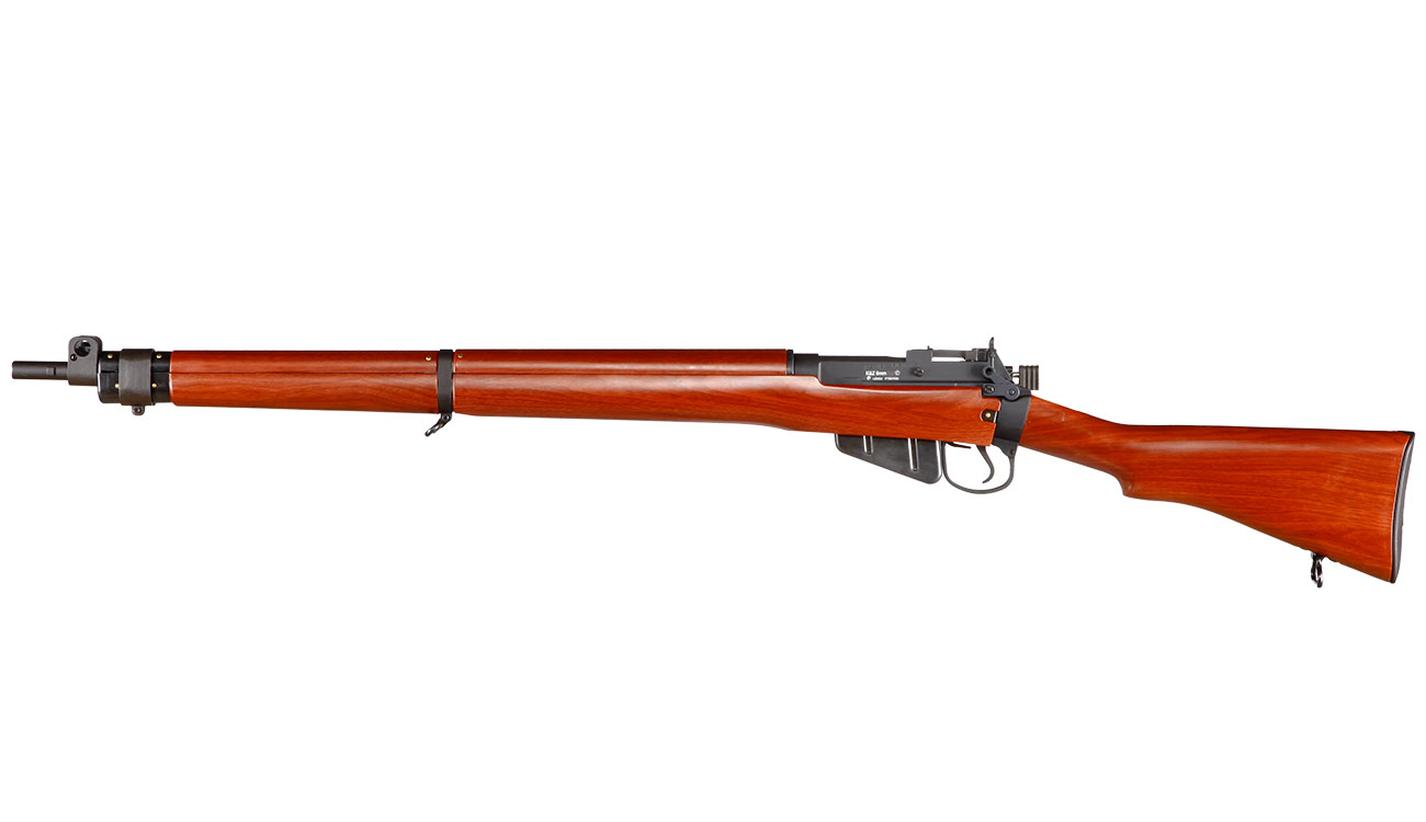 G&G Lee-Enf. SMLE No.4 MK1 Vollmetall Gas Bolt-Action Gewehr 6mm BB Holzoptik Bild 1