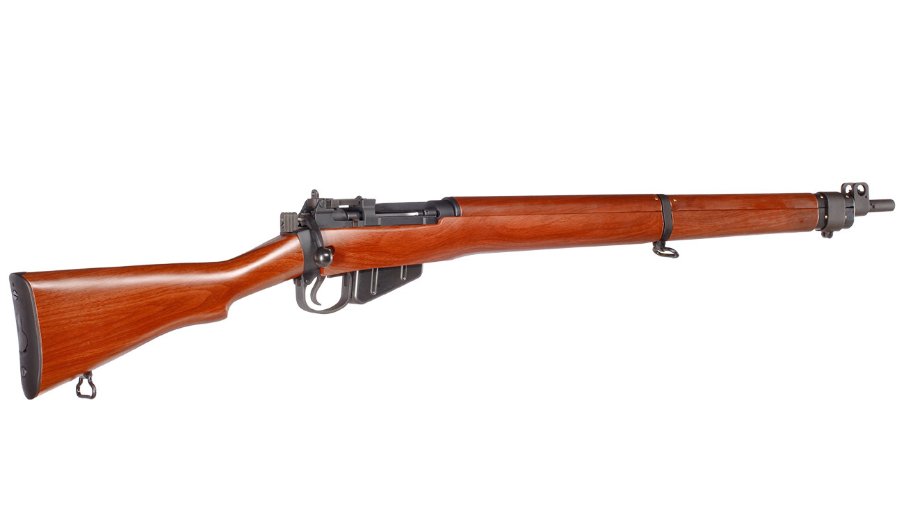 G&G Lee-Enf. SMLE No.4 MK1 Vollmetall Gas Bolt-Action Gewehr 6mm BB Holzoptik Bild 3