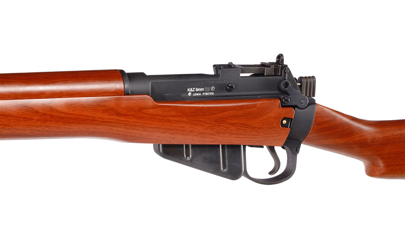 G&G Lee-Enf. SMLE No.4 MK1 Vollmetall Gas Bolt-Action Gewehr 6mm BB Holzoptik Bild 6