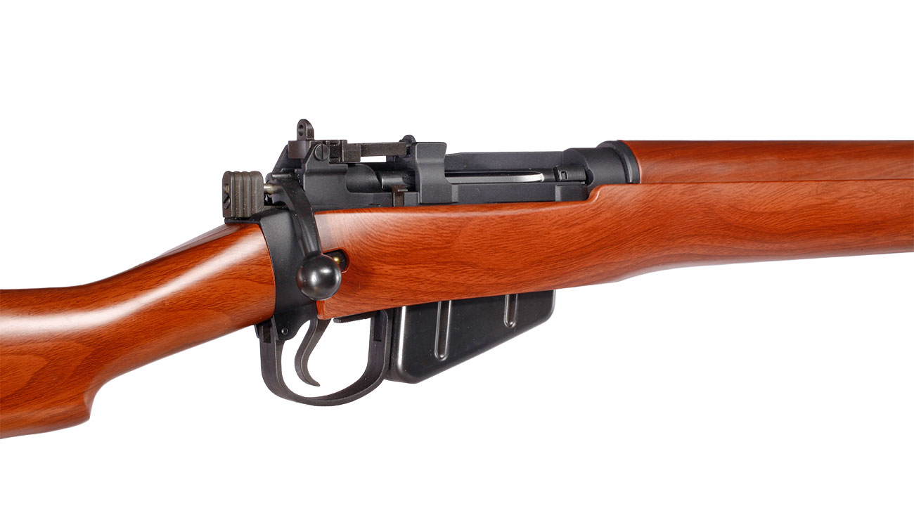 G&G Lee-Enf. SMLE No.4 MK1 Vollmetall Gas Bolt-Action Gewehr 6mm BB Holzoptik Bild 7