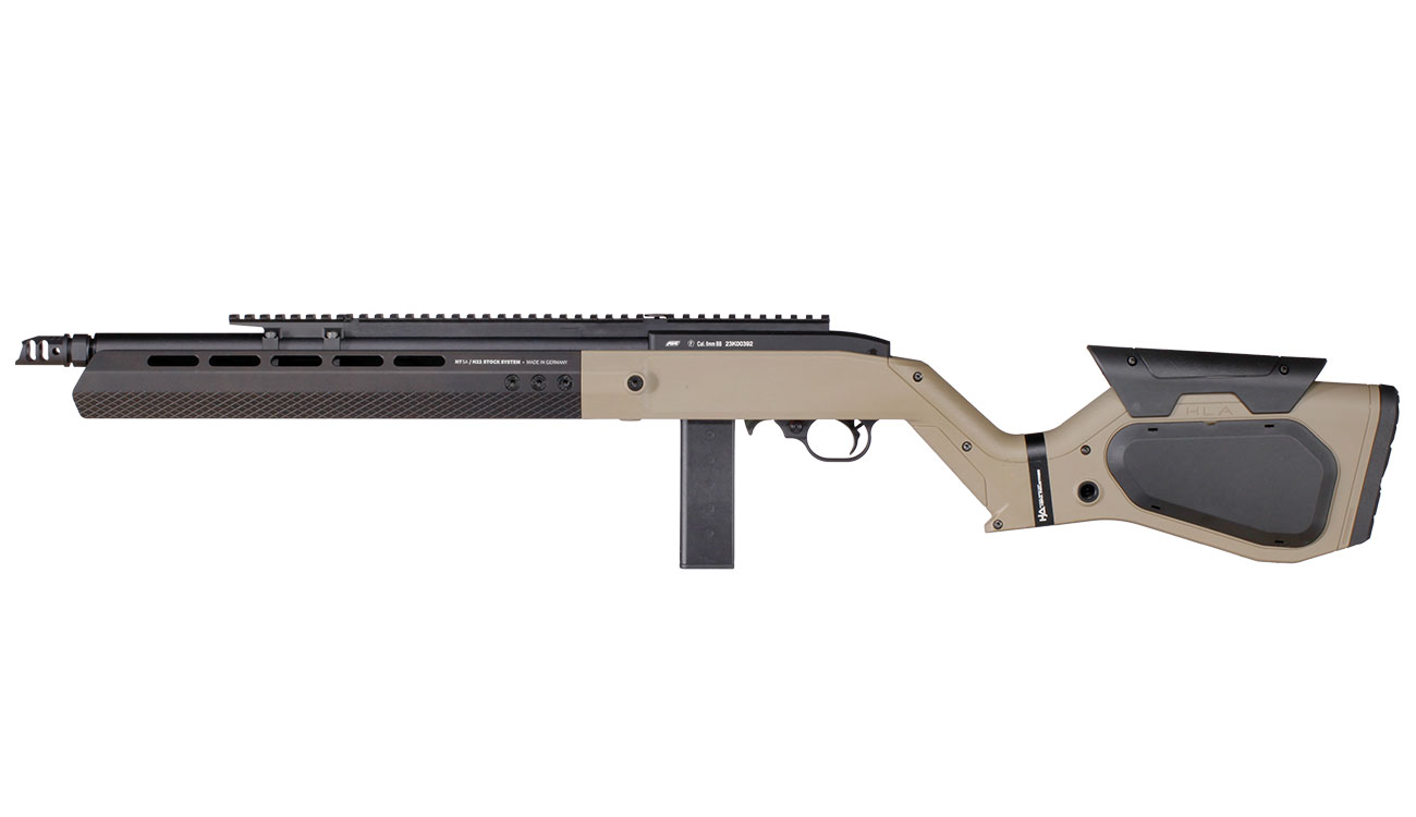 ASG H-22 STC Hera Arms Hybrid Series Vollmetall Gas-Blow-Back 6mm BB tan Bild 1